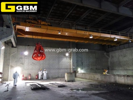 电动液压橘皮抓斗垃圾抓斗