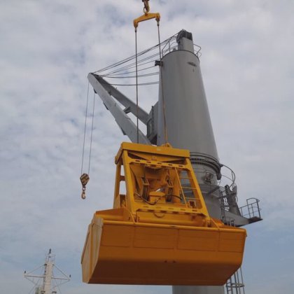 25t 無線リモートコントロール式船舶用グラブバケット（ABS BV認証付き）