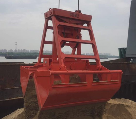 12m3液压无线电遥控抓斗，带防泄漏功能