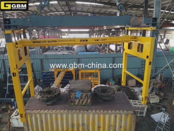 中国制造商20吨集装箱起重机用于集装箱堆场