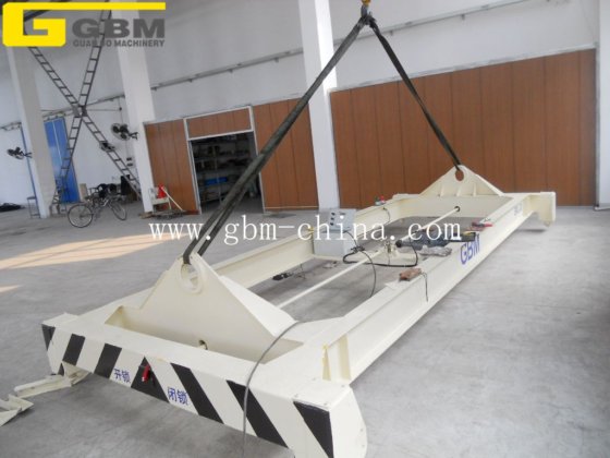 Gbm 20フィートおよび40フィート半自動コンテナスプレッダー/フレーム