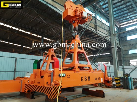 Gbm 20-40-45英尺电动液压伸缩式扩张器，带旋转头组