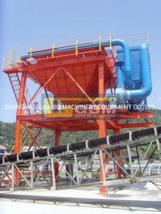 砂、石炭、穀物、肥料用の環境に優しいポートホッパー