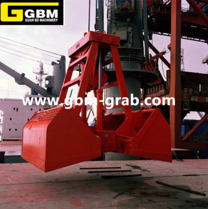 ワイヤレスリモートコントロールグラブ 6-12 Cbm 25t 港湾船舶クレーン