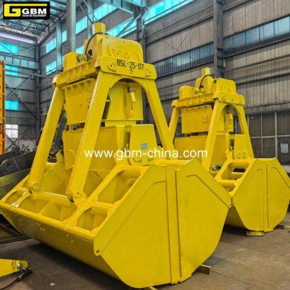 热销GBM 12立方米单缸液压遥控抓斗，适用于散装货物
