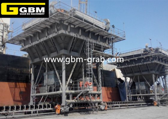 バルク貨物用の港湾防塵ホッパー