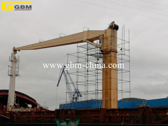 ドイツ/日本の有名ブランド中古マリンデッキクレーン/船舶クレーン/中古クレーン