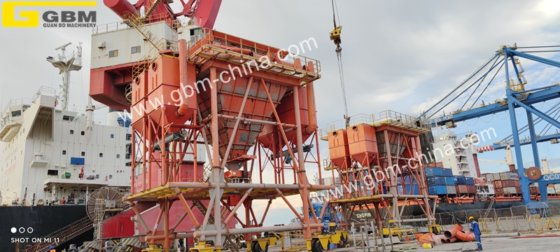 Gbm 60立方米移动式环保料斗，适用于散货/水泥卸货