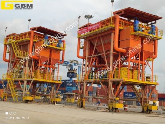 Gbm 60立方米移动式环保料斗，适用于散货/水泥卸货