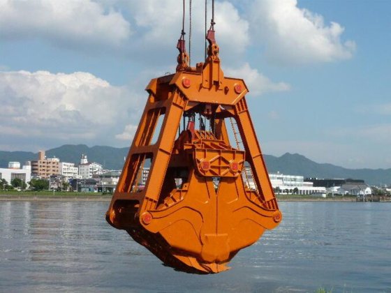 橘皮抓斗 挖泥船水下抓斗 用于卸泥沙