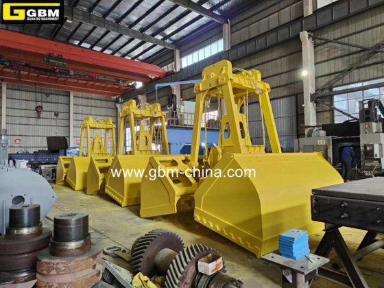 Gbm 12cbm单缸遥控抓斗，用于处理散装货物