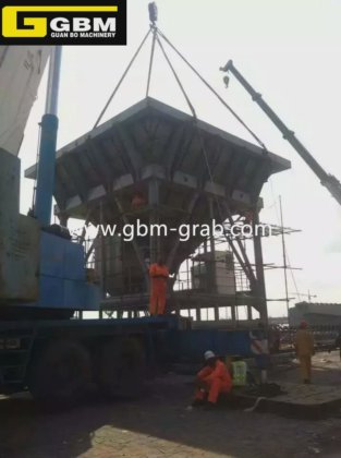 50立方米港口生态料斗防尘水泥料斗熟料斗