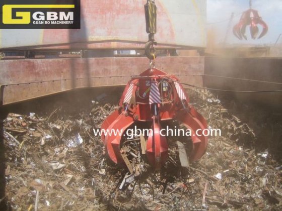 1-10立方米电动液压橙皮式废钢抓斗