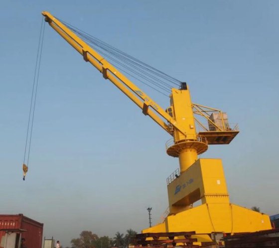 Guindaste de manuseio de estaleiro