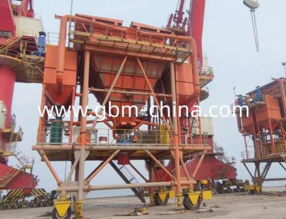 50-60cbm エコホッパーサイクロンダストホッパー（バルク荷降ろし用）