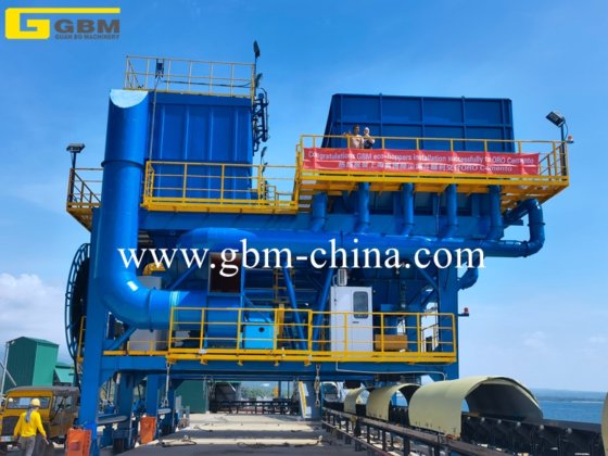 港口散装货物防尘带式料斗