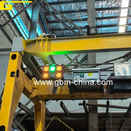 Gbm 全新设计的电动超高框架集装箱吊具，适用于 20 英尺和 40