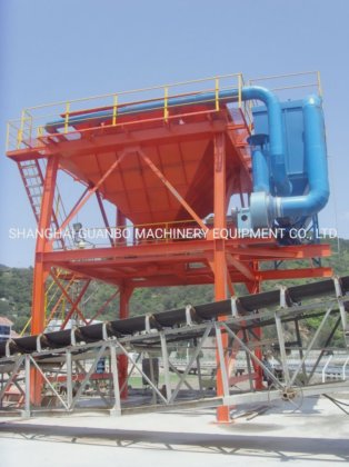 50立方米轮胎移动料斗，皮带装载