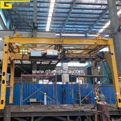 Gbm 20-40FT 電動式 Ohf スプレッダー（超高フラットラックコンテナ用）