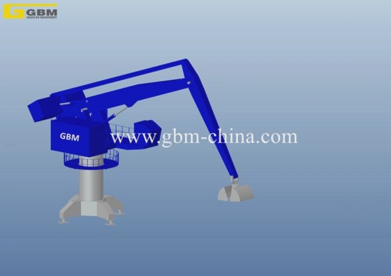 バランスクレーン 平衡クレーン バルク材料スクラップクレーンの製造業者 E-Crane 港湾オフショアクレーン