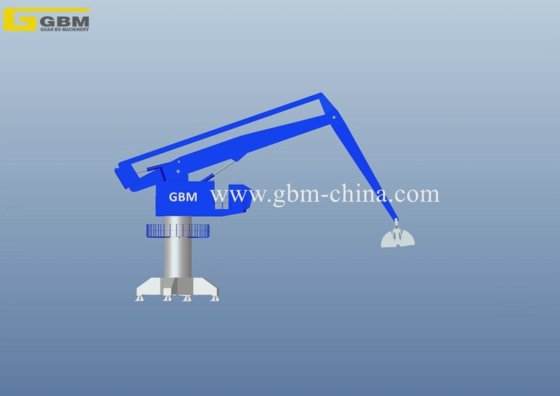 バランスクレーン 平衡クレーン バルク材料スクラップクレーンの製造業者 E-Crane 港湾オフショアクレーン