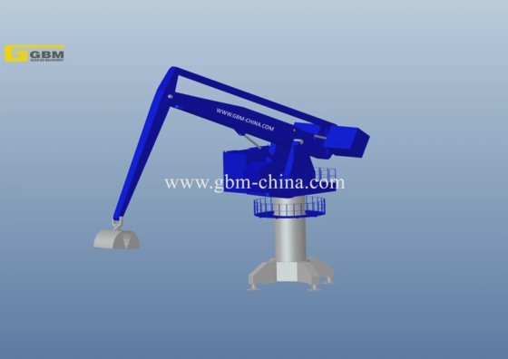 バランスクレーン 平衡クレーン バルク材料スクラップクレーンの製造業者 E-Crane 港湾オフショアクレーン