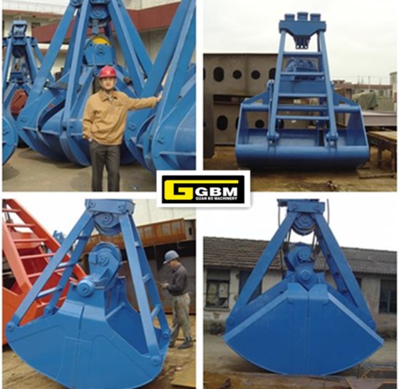 30吨四绳船用起重机抓斗