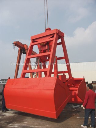 石炭、肥料、穀物用の2つのシェルグラブ