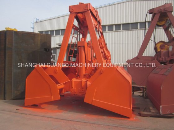 石炭、肥料、穀物用の2つのシェルグラブ