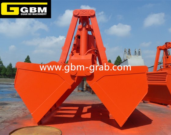 6-12cbm电动液压抓斗，适用于25吨船用起重机