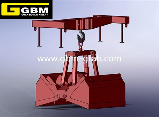 6-12cbm电动液压抓斗，适用于25吨船用起重机