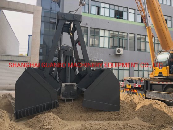 防漏遥控翻盖抓斗