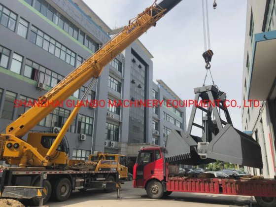 防漏遥控翻盖抓斗