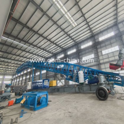 带传送带的移动式装船机