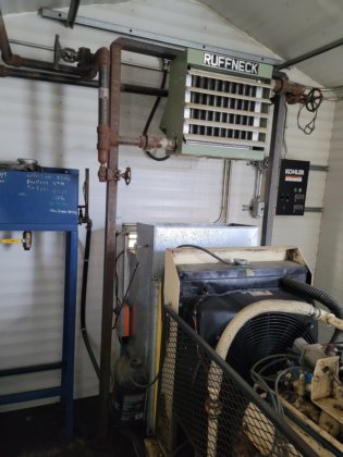 ツイン100kwコーラー天然ガス発電機パッケージ