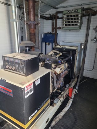 ツイン100kwコーラー天然ガス発電機パッケージ