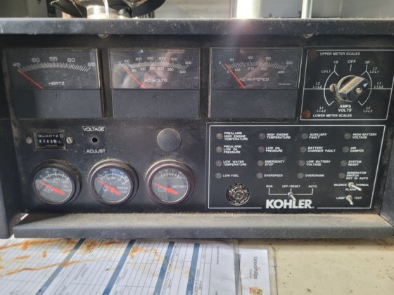 ツイン100kwコーラー天然ガス発電機パッケージ