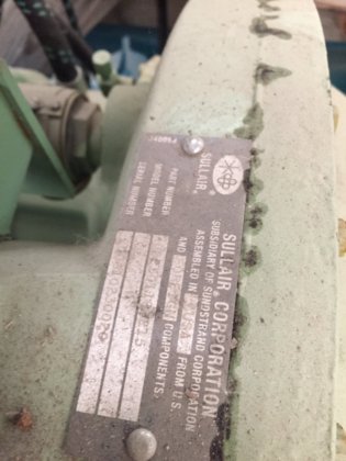 サレール、オイルセパレーター・コンプレッサー・フレーム付きニューサープラス