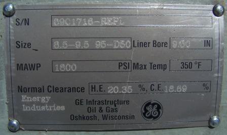 ジェミニ、コンプレッサーシリンダー89シリーズ 8.5インチボア