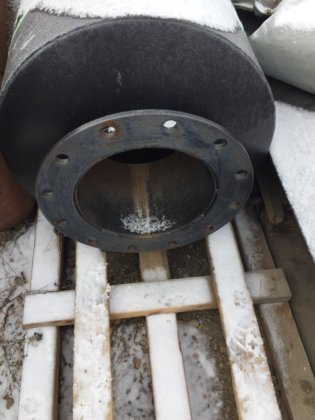 12" 带法兰住宅级消声器