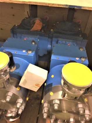 リーワポンプとウェグ60馬力モーター