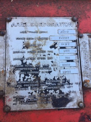 Compressor Ariel JGE/2