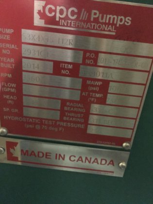 2台のPCCポンプと2台のバルダーモーター