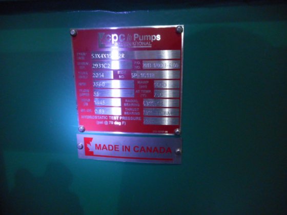 2台のPCCポンプと2台のバルダーモーター