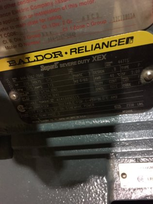 2台のPCCポンプと2台のバルダーモーター