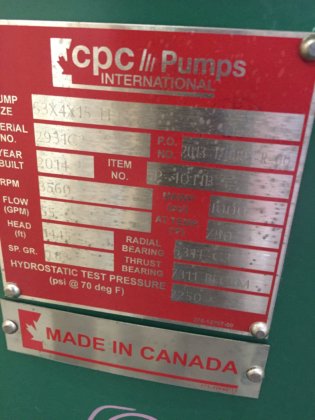 2台のPCCポンプと2台のバルダーモーター