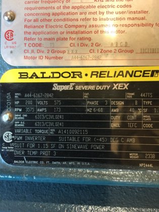 2台のPCCポンプと2台のバルダーモーター