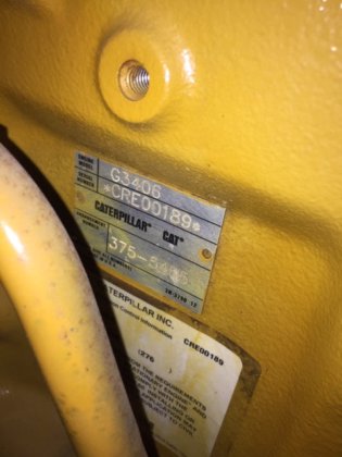 集装箱式卡特彼勒 170 千瓦、天然气、480 伏发电机组