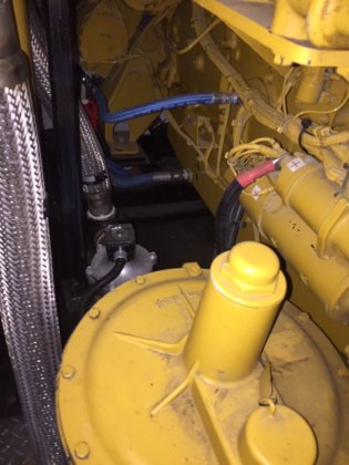 集装箱式卡特彼勒 170 千瓦、天然气、480 伏发电机组