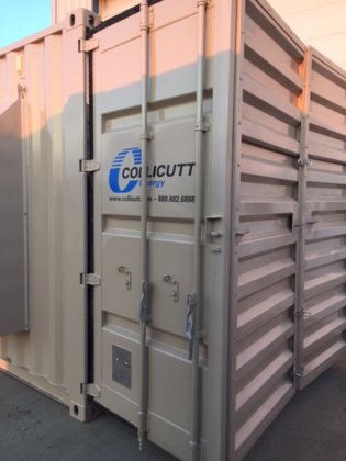 集装箱式卡特彼勒 170 千瓦、天然气、480 伏发电机组